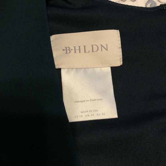BHLDN Valdis Dress in Dark Emerald, w/ pockets - Picture 9 of 9